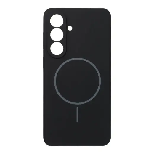 Silicone 2mm telefono dėklas su MagSafe palaikymu Samsung Galaxy S26+ (S947) juodas