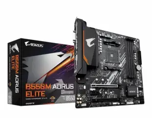 Gigabyte B550M AORUS ELITE - 1.0 - motherboard - micro ATX - Socket AM4 - AMD B550