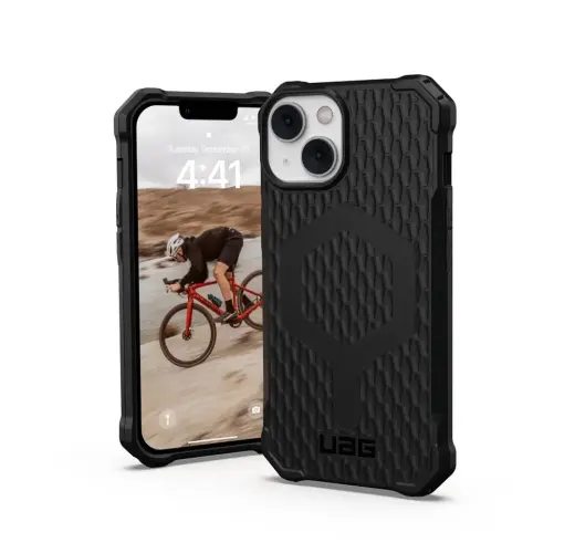 UAG Urban Armor Gear Essential Armor telefoni ümbris MagSafe toega iPhone 14 Plus must