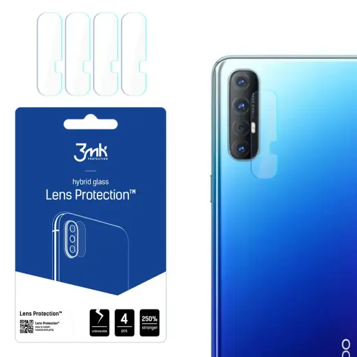 3mk Lens Protectionâ¢ hybrid camera glass for Oppo Reno 3 Pro