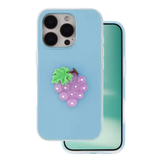 Fruit 2in1 telefoni ümbris iPhone 15 Pro sinine