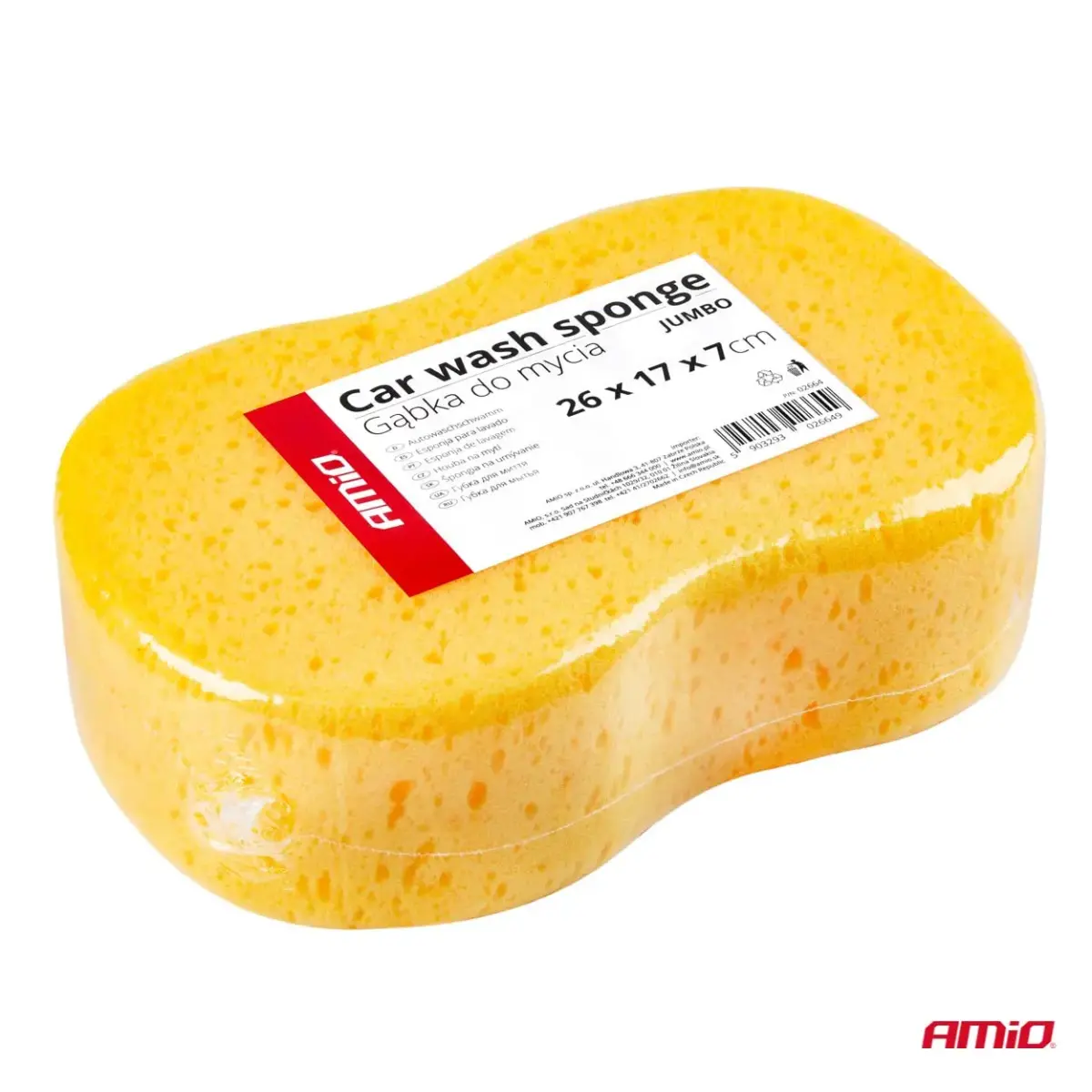 Sponge for car wash AMiO JUMBO 26 x 17 x 7 cm