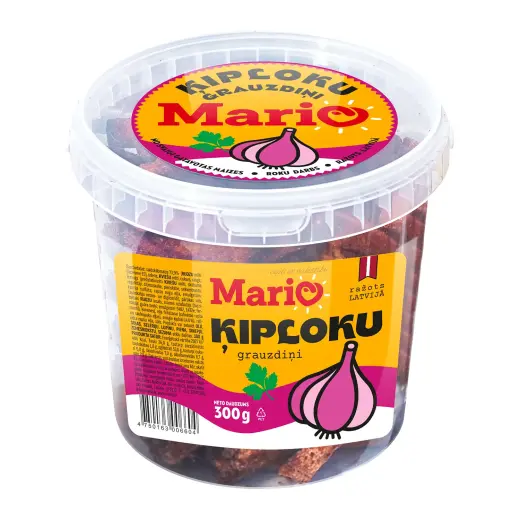 Grauzdiņi MARIO, ar ķiploku garšu, 300g