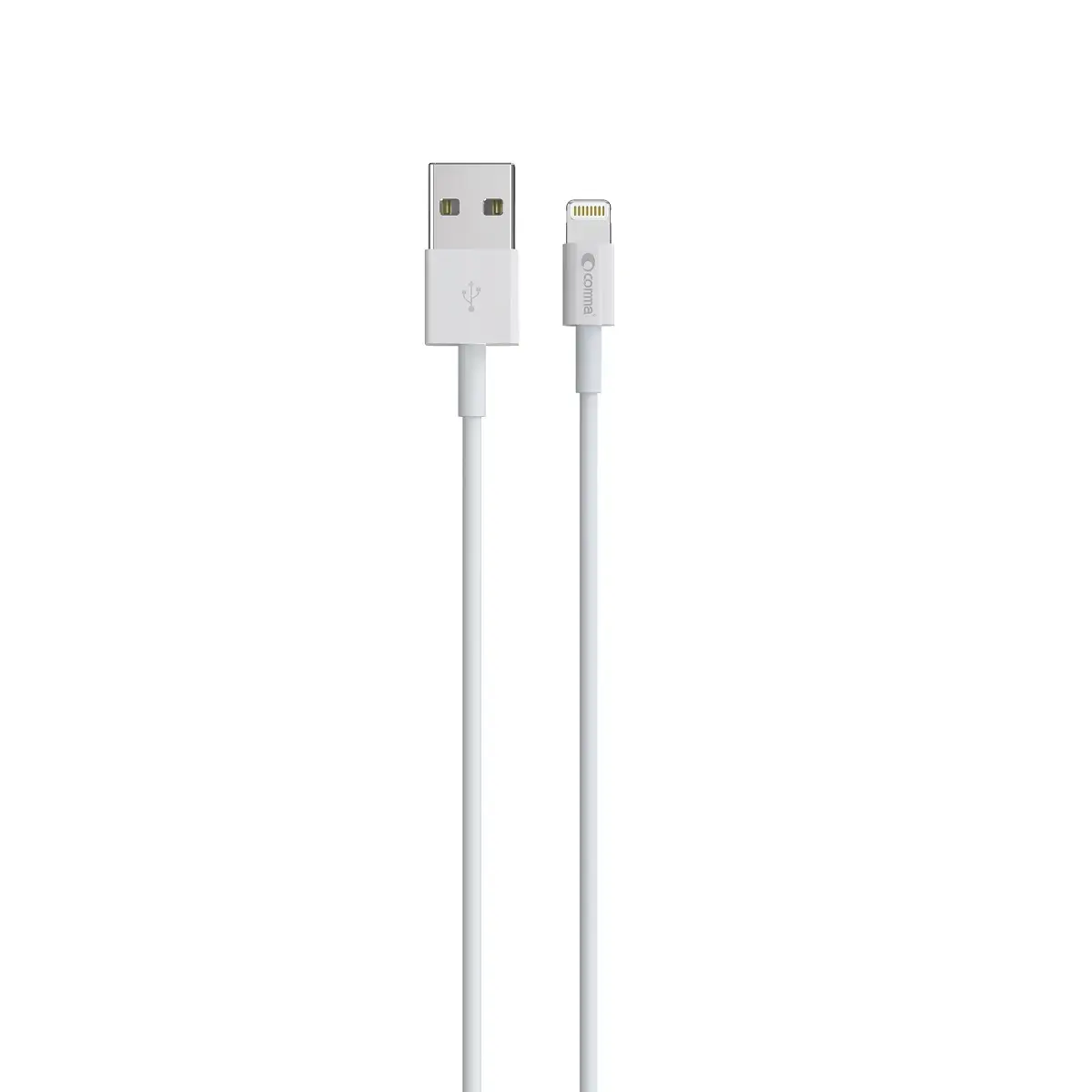 Comma Jub data transfer and charging cable | USB-A to Lightning | 12W | 1m | white