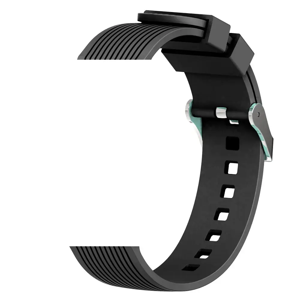 Devia Deluxe Sport nutikella rihm Galaxy Watch (46 mm) jaoks | silikoonist | must