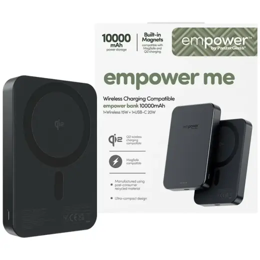 Внешний аккумулятор (powerbank) PanzerGlass Empower | 10 000 мА·ч | чёрный