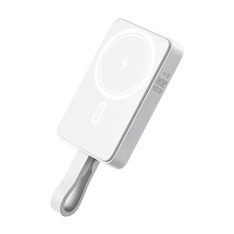 Romoss WMS10 external battery (powerbank) | 10000 mAh | 30W | Lightning, USB-C, MagSafe | white