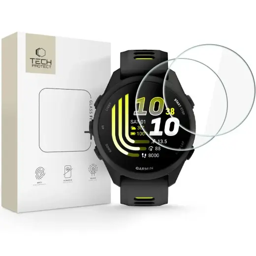 SZKŁO HARTOWANE TECH-PROTECT GLASS FIT+ 2-PACK GARMIN FORERUNNER 70 / 170 CLEAR