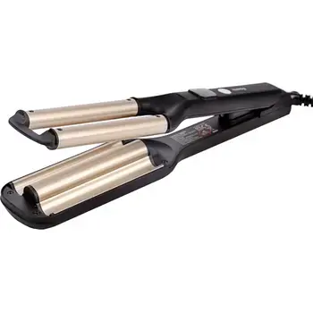 Huslog  BE-570134 - triple barrel hair waver with display