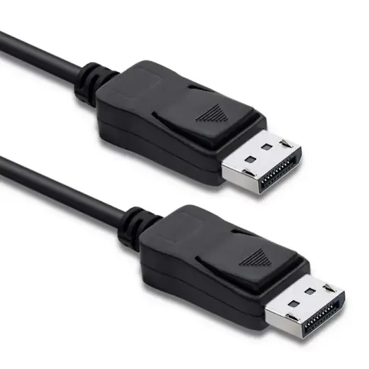 Qoltec DisplayPort v1.4 male | DisplayPort v1.4 male | 8K | 0.5m