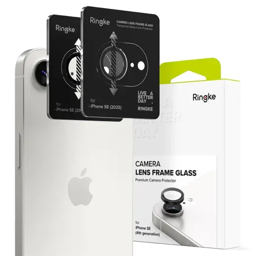 OSŁONA APARATU RINGKE CAMERA FRAME PROTECTOR 2-PACK IPHONE 16E BLACK