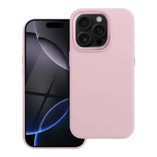 Forcell F-Protect Frame Premium maciņš ar MagSafe atbalstu telefonam iPhone 15 Pro rozā