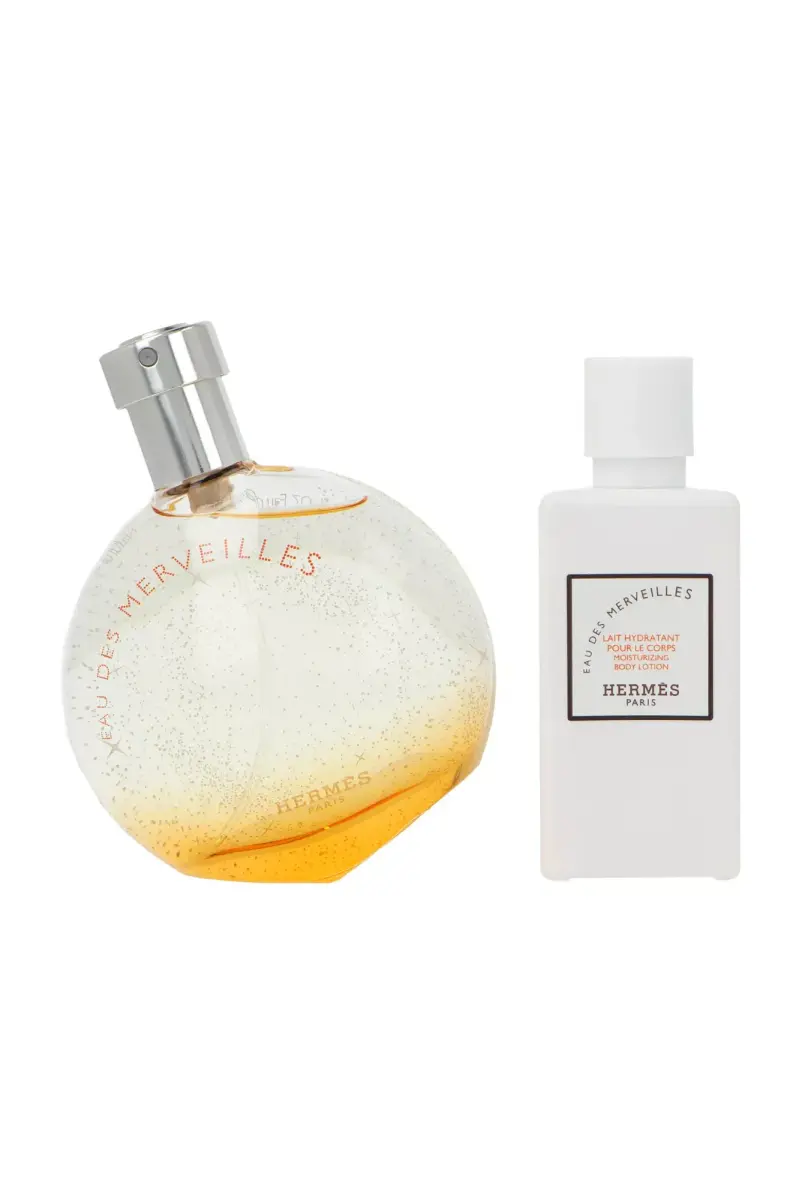 Set Hermes Eau Des Merveilles Edt 50ml + Body Lotion 40ml