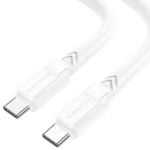 Borofone Cable BX81 Goodway - Type C to Type C - PD 60W 3A 1 metre white