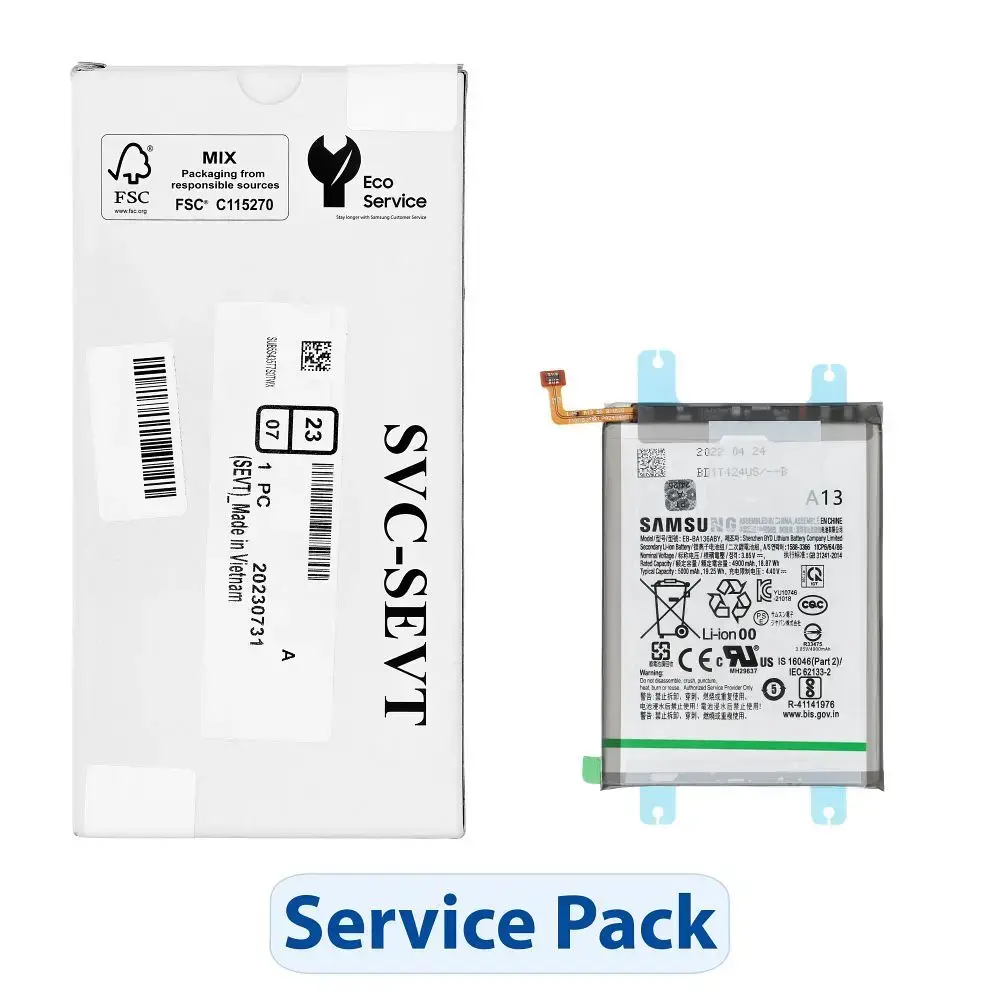 ServicePack Battery EB-BA217ABY for SAMSUNG A13/A04s/A13/A13 5G/A127 GH82-22989A