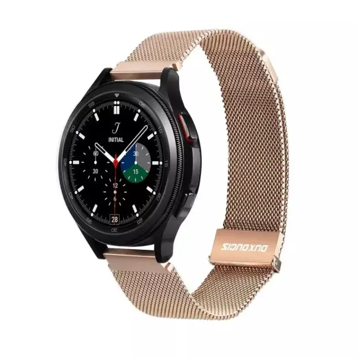Dux Ducis Milanese ремешок для умных часов (20 mm) | из нержавеющей стали | золотой
