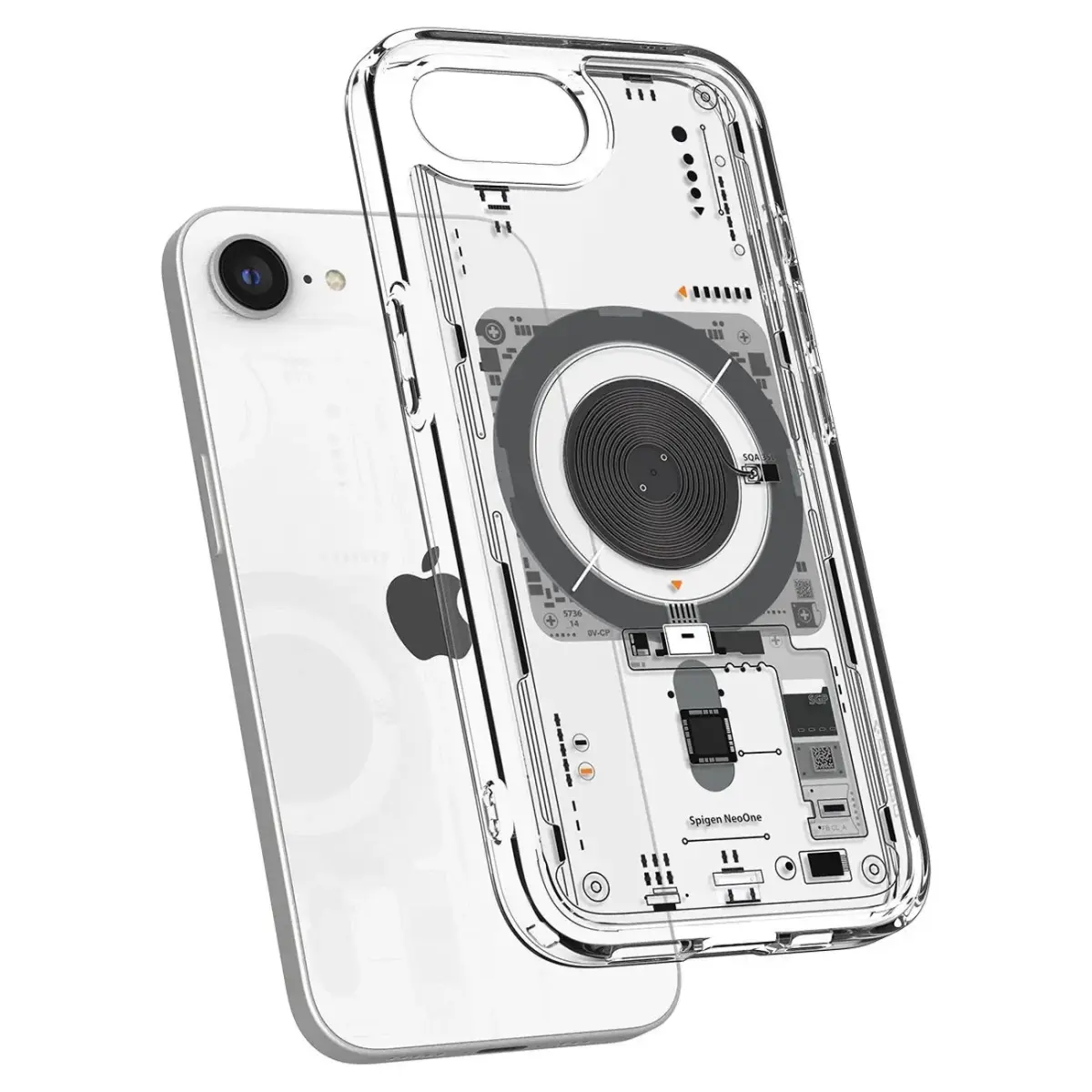 Spigen Ultra Hybrid telefona maciņš priekš iPhone SE 4 (2025) Neo One caurspīdīgs ar MagSafe