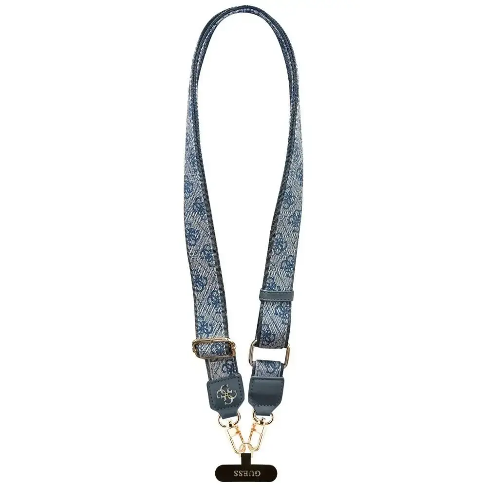 Universal strap Guess Universal CBDY   4G Tether Patch Metal Logo blue