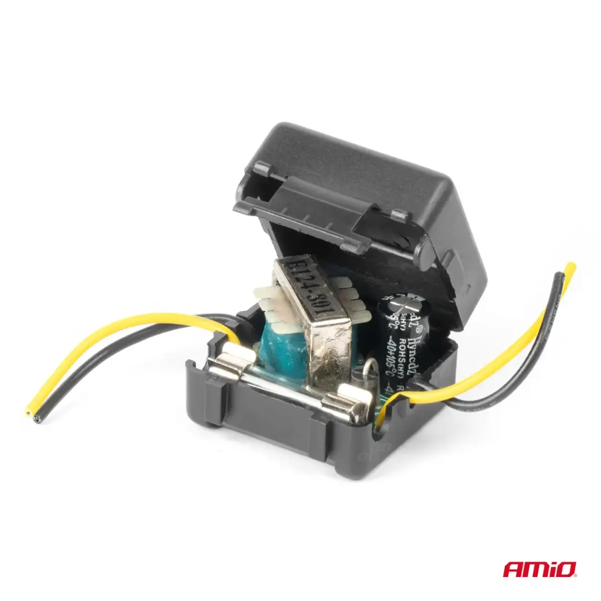 Car Power Signal Filter Anti-interference with glass fuse 12V AMIO-04099