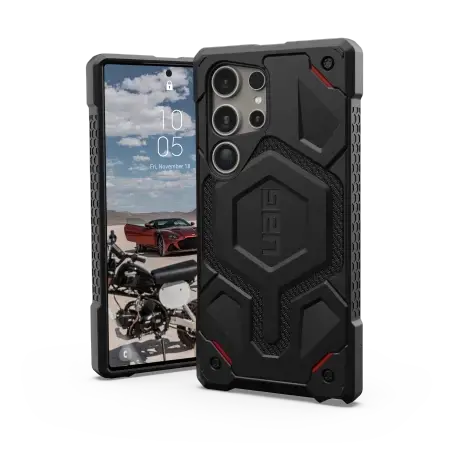 UAG Monarch case for Samsung Galaxy S24 Ultra 5G - black kevlar