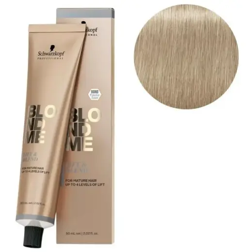 Schwarzkopf Professional Blondme Lift & Blend Lightening Cream for Blonde Hair Shade Ash 60 Ml