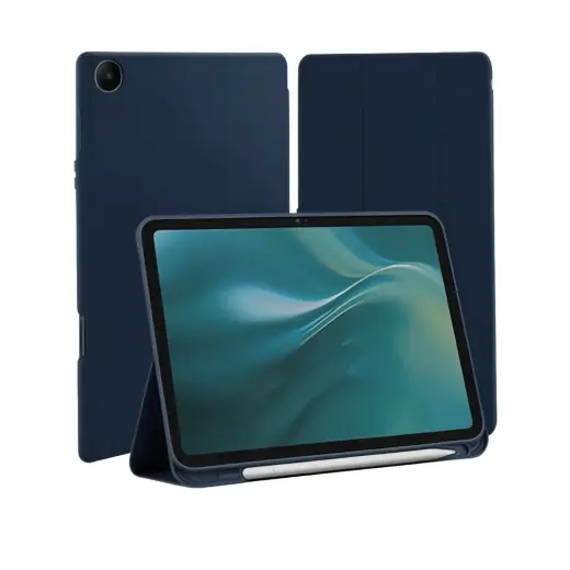 Etteri planšetinio kompiuterio dėklas Galaxy Tab A9+ tamsiai mėlynas