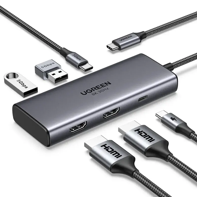 UGREEN Docking station 6-in-1 USB-C -