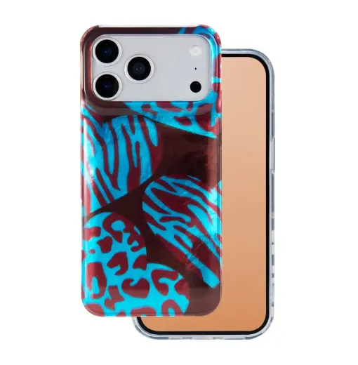 Animal Print phone case for iPhone 17 Pro multicolor (Chameleon)