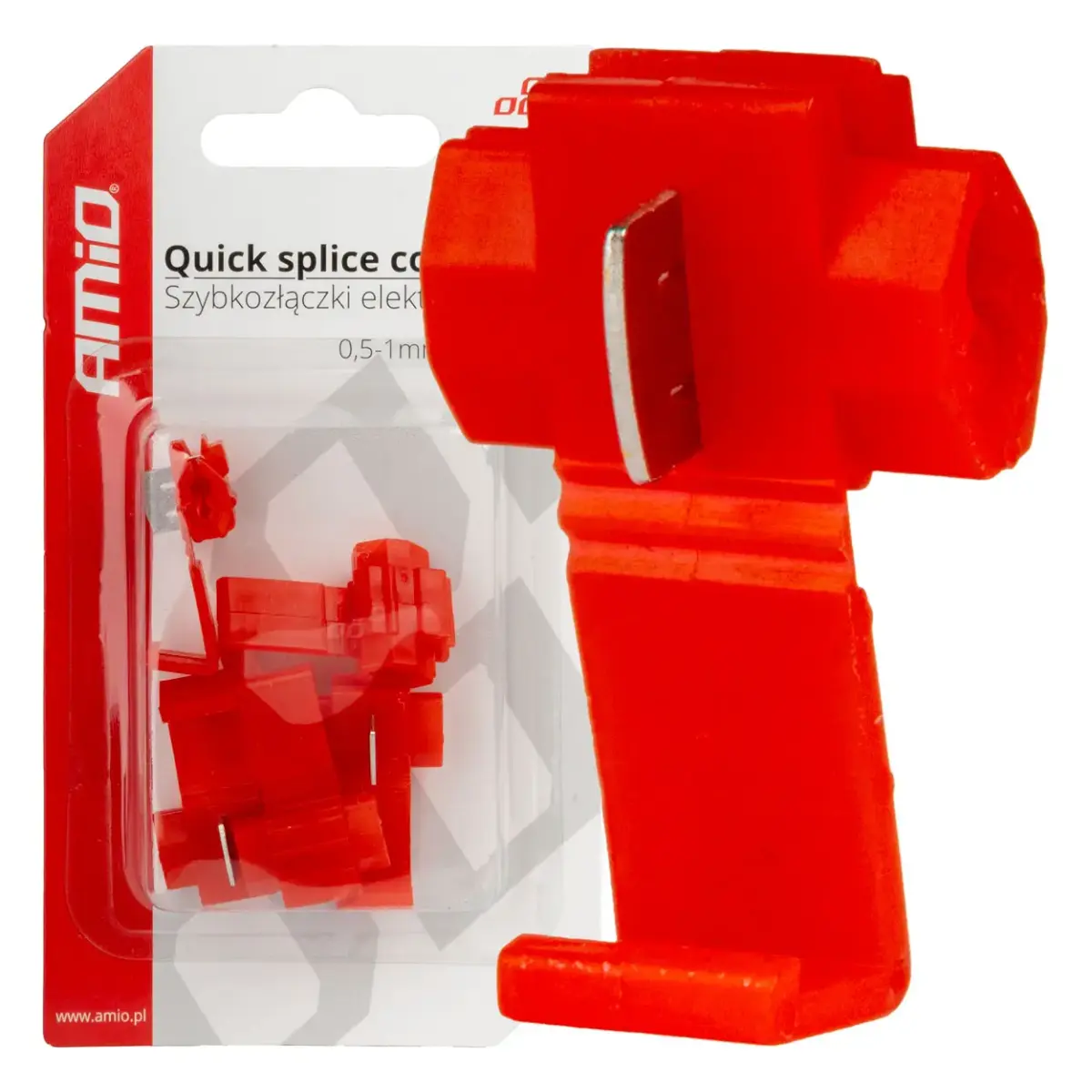 Quick Connect Connector 0,5-1mm2 10A 5pcs blister