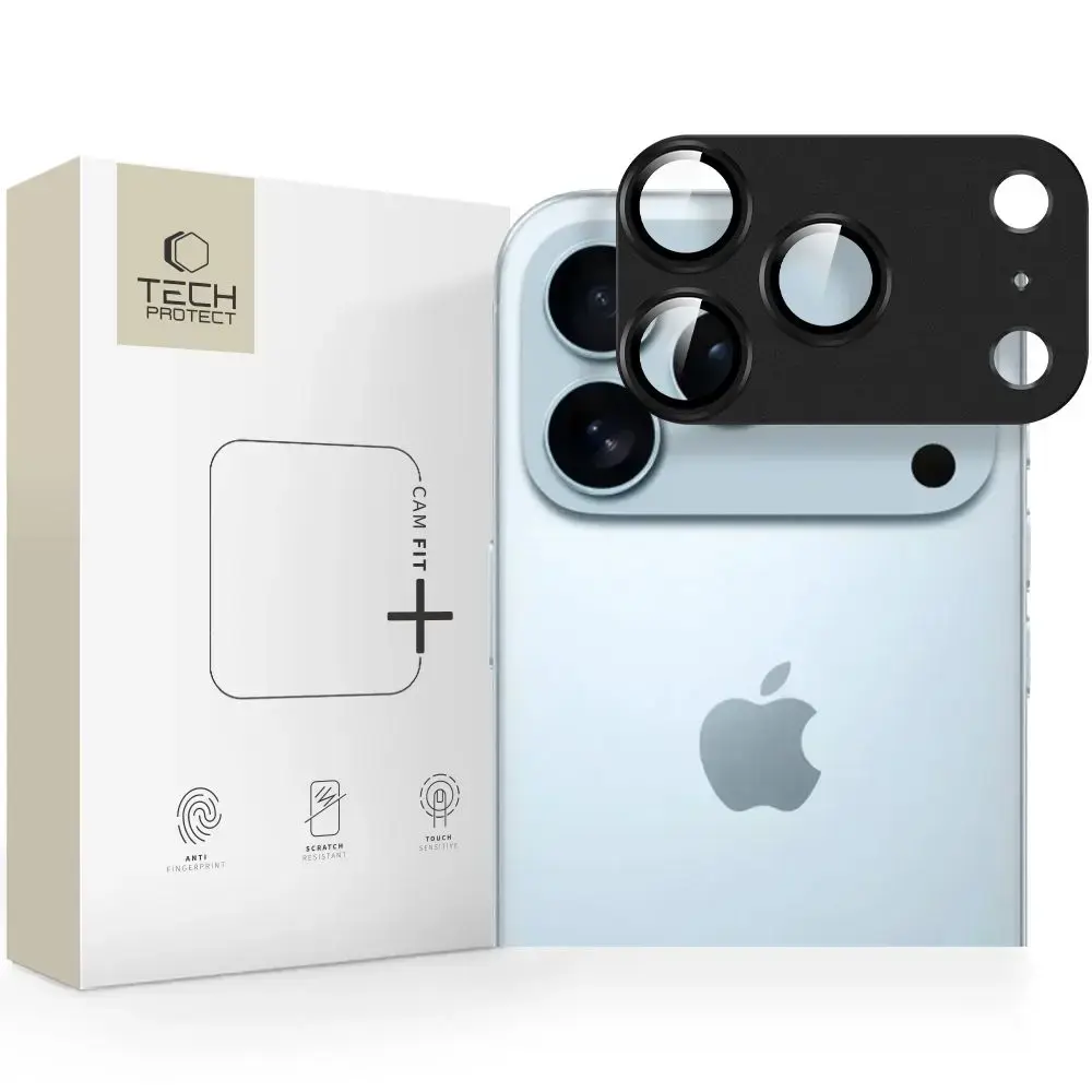 OSŁONA APARATU TECH-PROTECT CAMFULL FIT+ IPHONE 17 PRO MAX BLACK