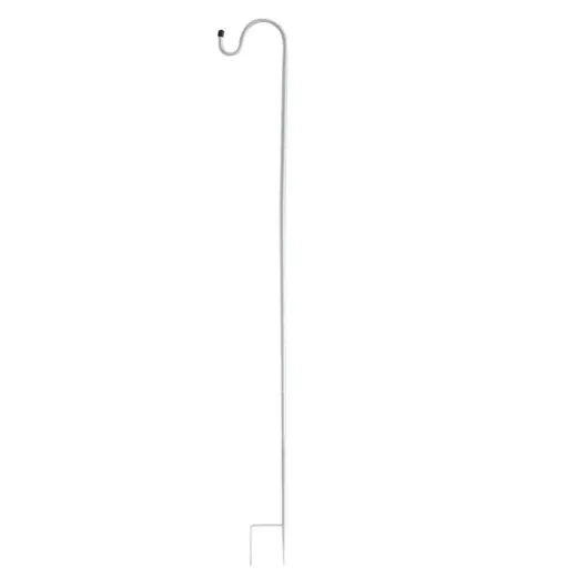 Laternas turētājs metāla 96cm, balts