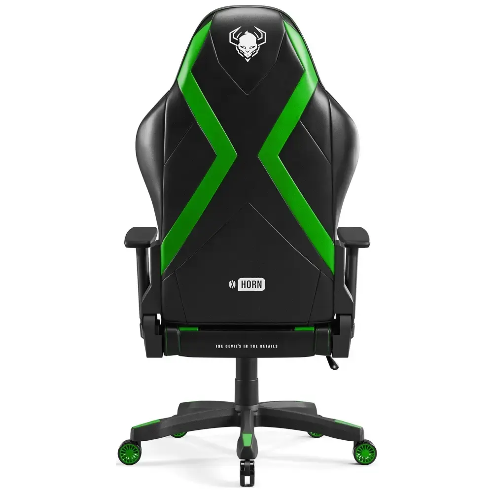 Gaming chair Diablo Chairs X-Horn 2.0 Normal Size black-green