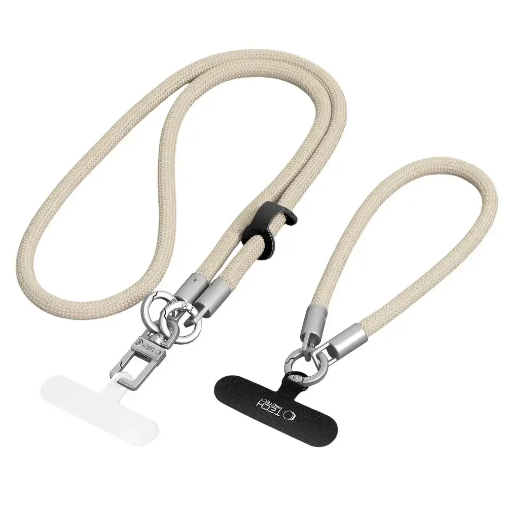 TECH-PROTECT C10S ROPE CROSSBODY & WRIST DESERT BEIGE/TITANIUM