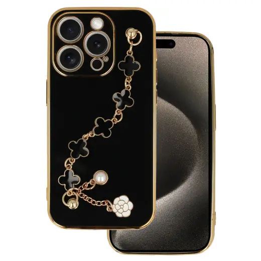 Trend чехол для телефона iPhone 13 Pro чёрный (дизайн 3)