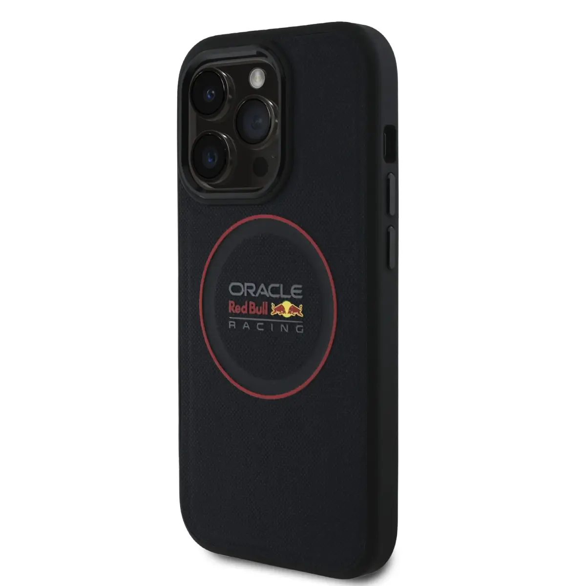 Red Bull PU Leather Red Ring phone case for iPhone 14 Pro blue with MagSafe support