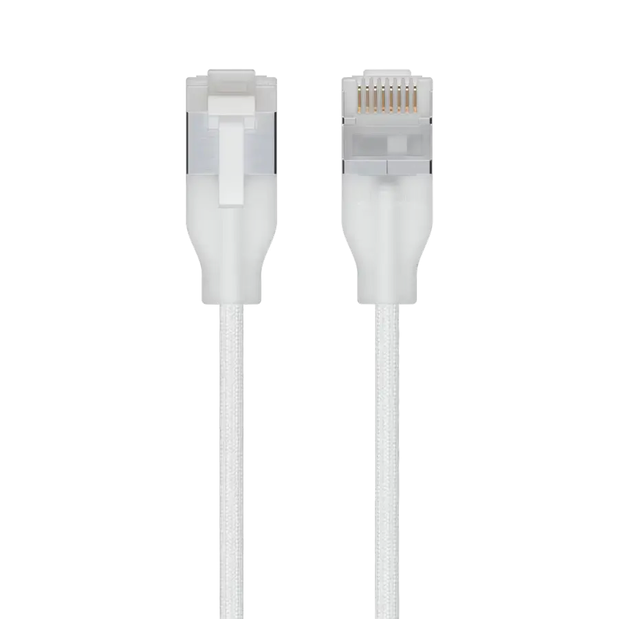 UniFi Ct6 brided ptch cble with trnslucent booted RJ45 for Etherlighting 10 GbE
