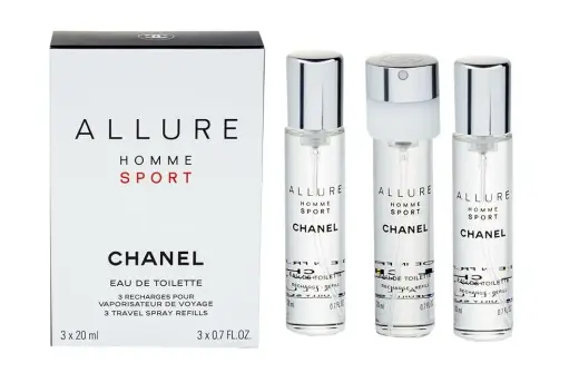 Chanel Allure Homme Sport 3x 20 ml Refill Eau de Toilette 20 ml