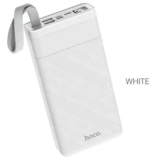 HOCO J73 LED Table power banka 30000 mAh | 2 x USB balta
