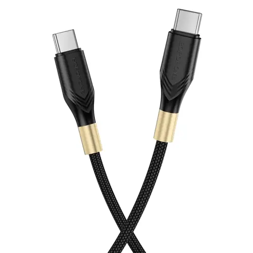 Borofone Cable BX92 Advantage - Type C to Type C - 60W 3A 1 metre black