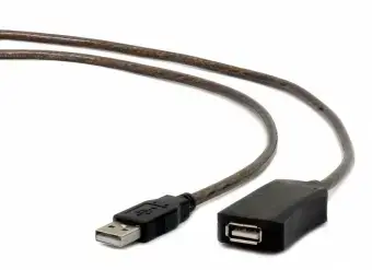 Kabelis Gembird USB Male - USB Female 10m Black