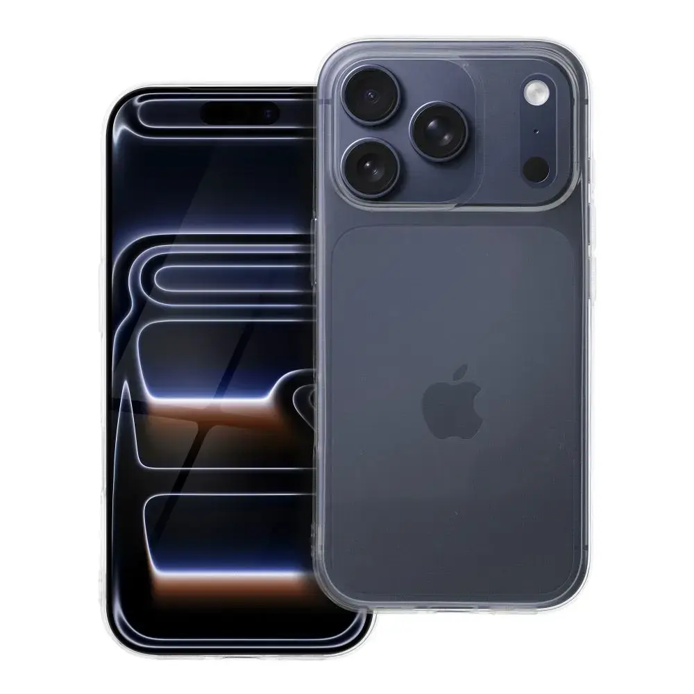 Clear 2 mm maciņš telefonam iPhone 17 Pro caurspīdīgs