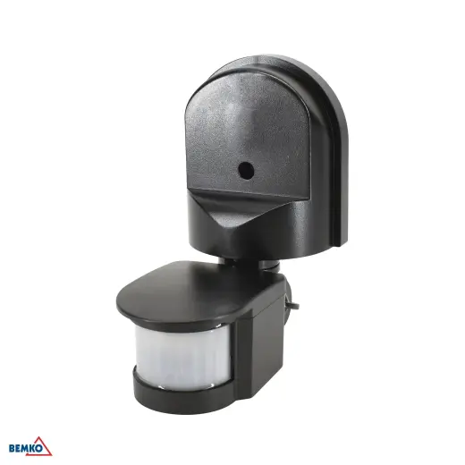 Sensors kustības 180 IP44/1300W melns