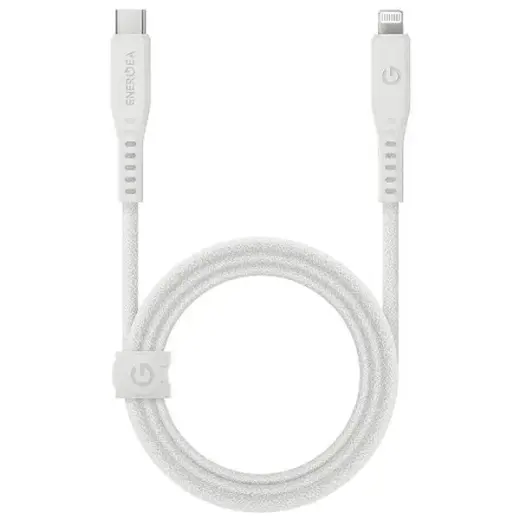 ENERGEA Flow провод для передачи данных и зарядки | MFI | USB-C на Lightning | 60W | 1.5m | белый