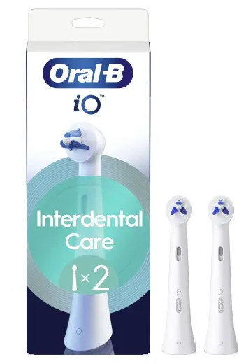 Oral B IO Interdental Clean Replacement Head for Cleaning Braces and Implants 2 Pc