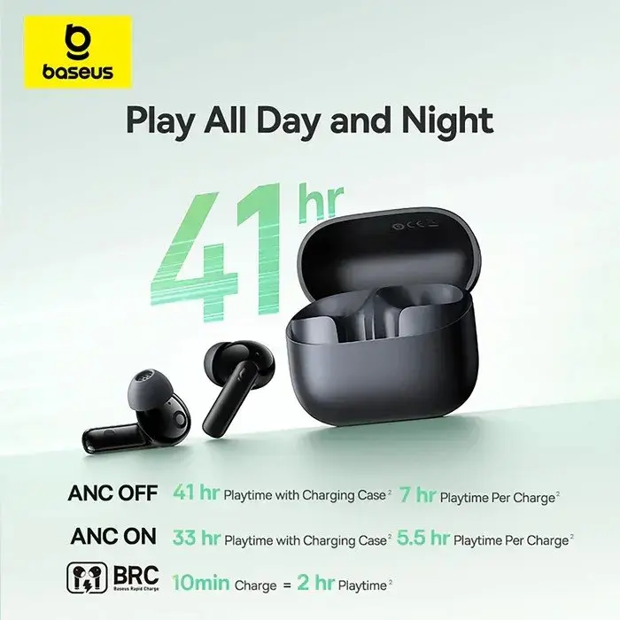Baseus Bass BF1 NC In-Ear True Wireless Earphones Galaxy Blue