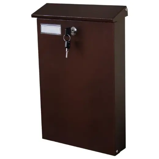 Mailbox 380x250x75mm brown