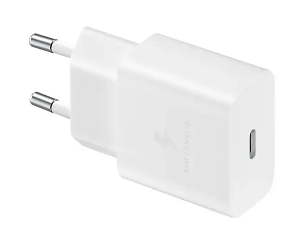Samsung EP-T1510EWE tīkla lādētājs | 15W | USB-C | USB-C uz USB-C vads komplektā | balts ) (OEM)