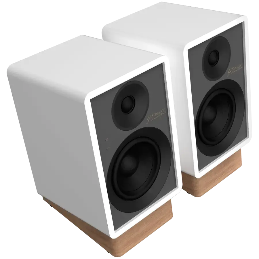 Onkyo Creator Series GX-30ARC Powered Speakers, White, pair
