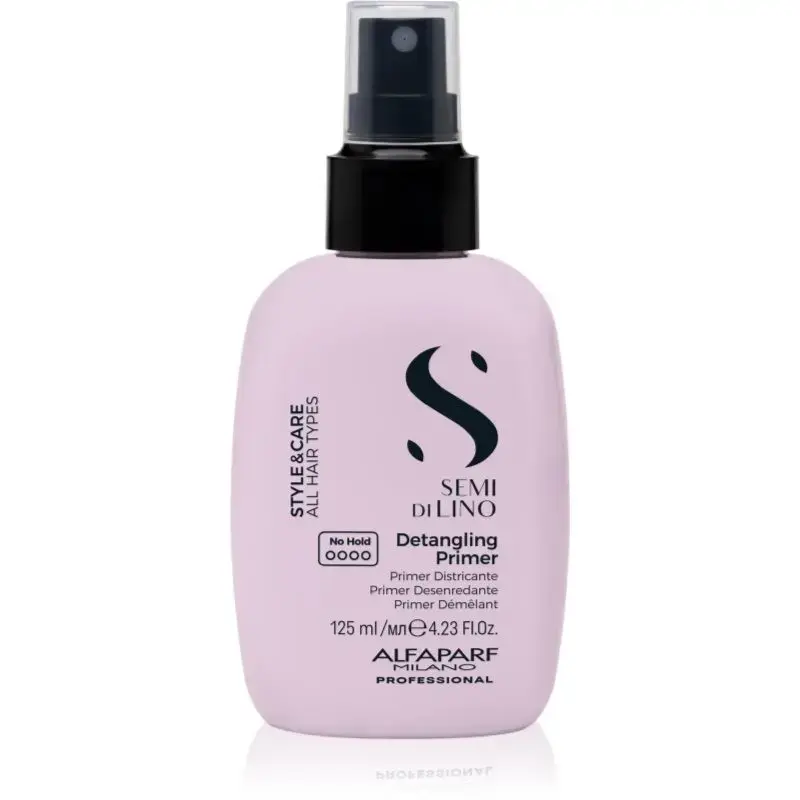 Alfaparf Milano Semi Di Lino Style&Care Detangling Primer Pre-styling Cream for Easy Combing 125 Ml