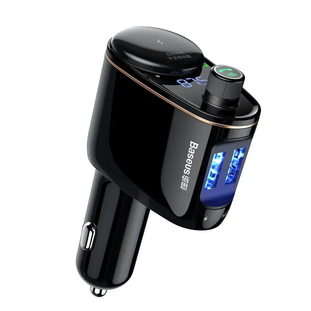 Baseus S-06 Bluetooth/USB car FM transmitter (Overseas Edition) - black